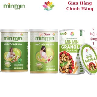 [CHÍNH HÃNG]1kg_NGŨ CỐC LỢI SỮA CAO CẤP MIN MIN (2hộp)