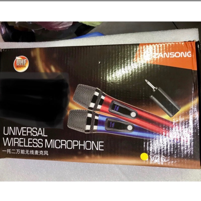 Bộ 2 mic ko dây Zansong V26