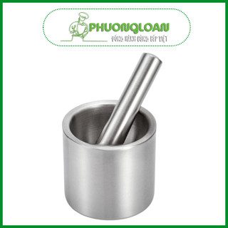 Bộ chày cối inox 2 lớp tiện dụng 10cm và 12cm