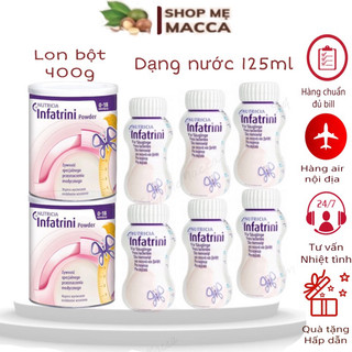Combo 1 thùng sữa Infatrini nước 24 chai và 6 hộp sữa Infatrini 400g giá tốt
