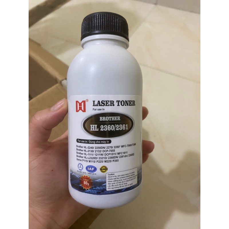Mực nạp đổ brother 2360/2361, xerox P115/P225...