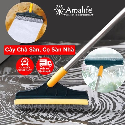 Cây Chà Sàn Nhà Tắm, Chổi Cọ Sàn Và Gạt Nước 2 Trong 1, Cọ Sạch Khe Hẹp, Cọ Góc Tường Hãng Amalife East ES04