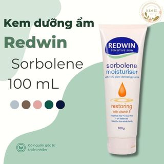   TEM CTY  REDWIN Sorbolene Moisturiser With Vitamin E 100g - Kem dưỡng thể và làm sáng da toàn thân 