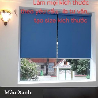 Rèm cuốn chống nắng 100%, rèm che cửa sổ đầy đủ phụ kiện (Làm mọi kích thước, Rèm có sẵn)