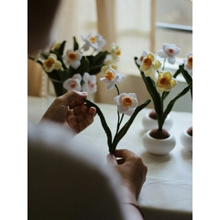 Poongcraft • daffodils flowers crochet handmade 🌼
