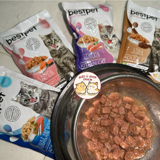 PATE BESTPET GÓI 85G - PATE DẠNG THỊT VIÊN CHO MÈO MỌI LỨA TUỔI