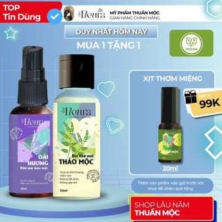 Bột Khử Mùi Hôi Nách Thảo Mộc The Fleura Thấm Hút Mồ Hôi Nách và Mùi Hôi Chân An Toàn Êm Dịu