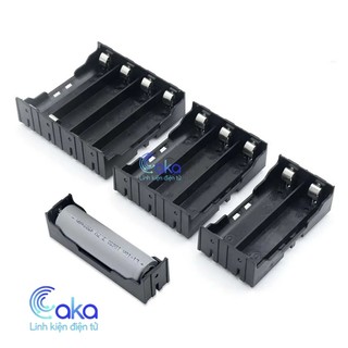 Đế Pin 18650 Chân hàn mạch xuyên lỗ 1/ 2/ 3/ 4 khe đựng pin nhựa ABS