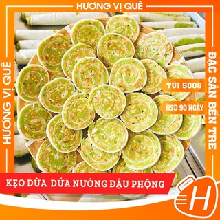 Kẹo Dừa Dứa Nướng Đậu Phộng - Túi 500g - Đặc Sản Xứ Dừa Bến Tre