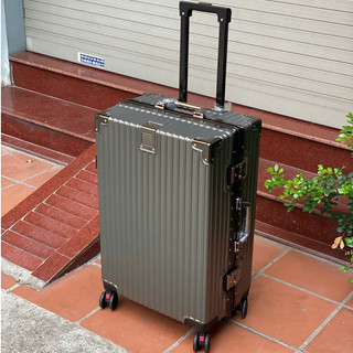  Vali khung nhôm khóa sập cao cấp KN2988 bịt nhôm 4 góc chống va đập size 20 24 inch 
