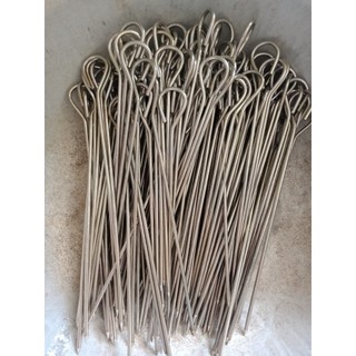 COMBO 10 Xiên nướng thịt dài 30cm dày 4 ly inox 304 không rỉ - Xiên nướng thịt
