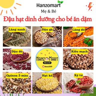 Đậu hạt dinh dưỡng cho bé ăn dặm hữu cơ nấu cháo gói 100gr - hanzomart