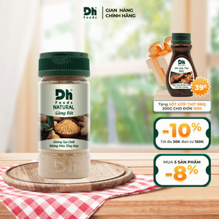 Natural gừng bột 30g dh foods - bột gừng nguyên chất 100%