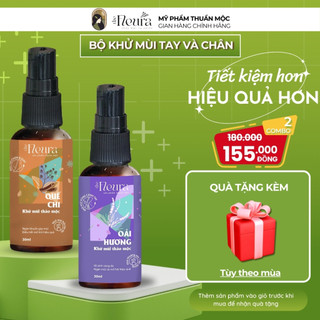 Bộ Khử Mùi Hôi Tay Chân Thảo Mộc The Fleura, Khử Mùi Hôi Nách, Khử Mùi Hôi Chân, Ngăn Mồ Hôi, Hiệu Quả Sau Một Lần Xịt