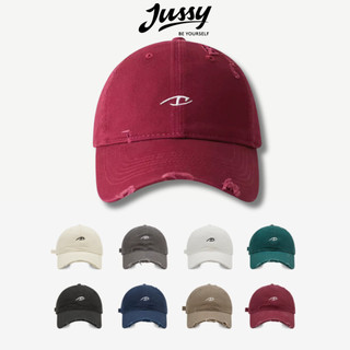 Mũ Lưỡi Trai Quảng Châu Form Rách Chữ D Jussy Official Nón Kết Nam Nữ Chất Vải Cotton Form Mềm Cào Rách Tính
