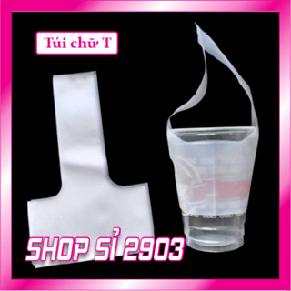 [1KG] Túi chữ T đựng ly nắp cầu