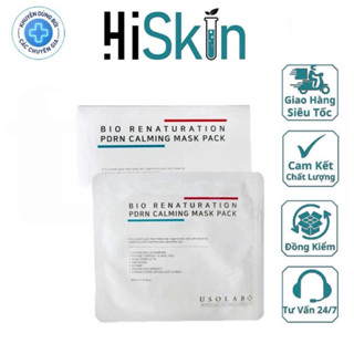 MẶT NẠ TẾ BÀO GỐC USOLAB BIO RENATURATION PDRN CALMING MASK HỘP 10 MIẾNG 30ML