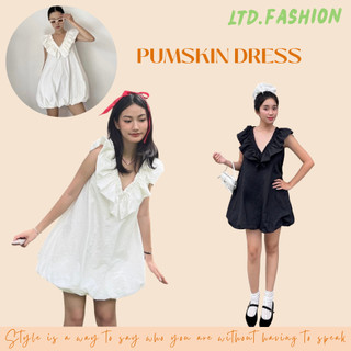 ĐẦM BÍ CỔ TIM PHỐI BÈO - LTD.FASHION - PUMSKIN DRESS