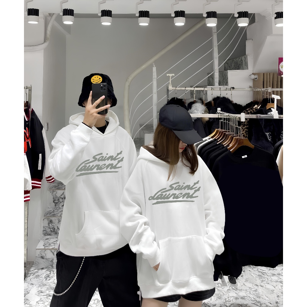 Áo Hoodie Saint Nỉ Bông Siêu Ấm Áp, Áo SWT Saint Hot Hít Mùa Đông Ameofficaill Form Unisex