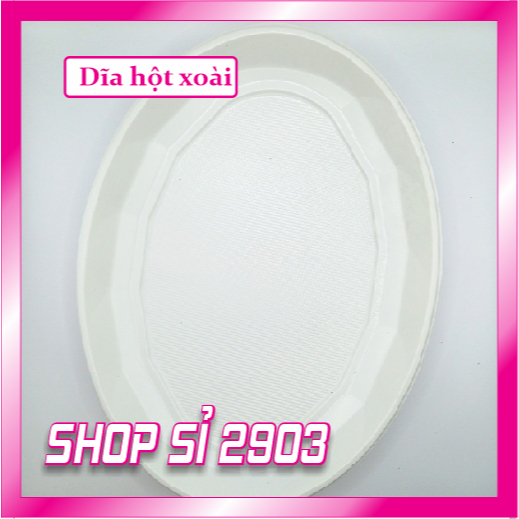 Lốc 50 chiếc đĩa hột xoài lớn