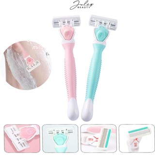 Bộ Dao Cạo 6 Lưỡi Cạo Râu, Lông Tay, Lông Chân,.. Dụng Cụ Làm Sạch Lông - JULEP BEAUTY