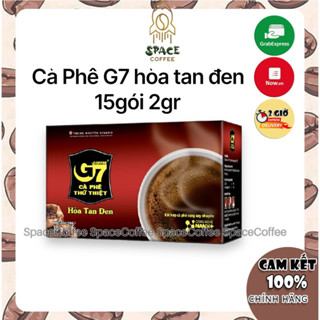 (Date 11/2026) Cà Phê G7 Đen Không Đường hộp 15 gói - Cafe Hoà Tan Trung Nguyên
