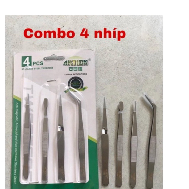 Bộ nhíp gắp bộ 4 chiếc