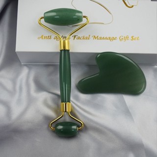 Đá Guasha Massaege Nâng Cơ Mặt Giúp Trẻ Hóa Làn Da - Cây Lăn Massage Nâng Cơ Mặt Bằng Đá Tự Nhiên Loại 1