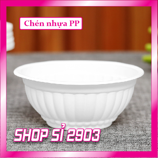 [Combo 2 lốc =100 cái] chén dùng 1 lần - Chén cơm