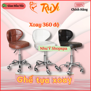 Ghế xoay spa có tựa lưng cao cấp | Ghế tựa spa bọc da hàng cao cấp | Ghế tiêm