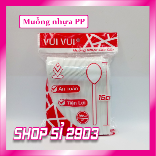 [COMBO 200 CÁI] muỗng trà sữa cao cấp