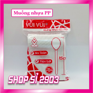 Bịch 100 cái muỗng trà sữa cao cấp