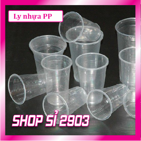 [Combo 500 Cái] Ly nhựa tiện dụng đủ size dùng 1 lần