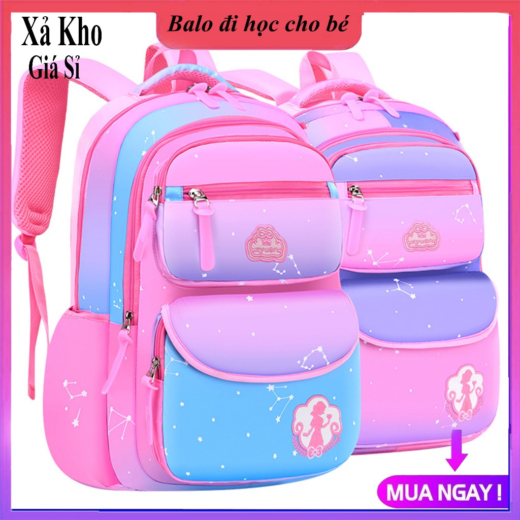 Cặp Balo đi học chống thấm cho trẻ em từ lớp 1-lớp 12, cặp sách đi học cho bé trai bé gái cấp 1,cấp 
