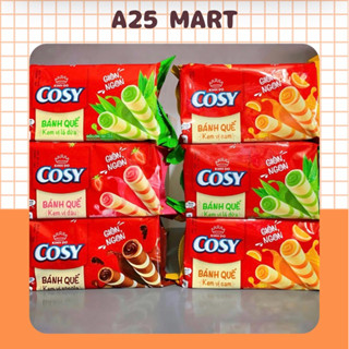 Bánh Quế Cosy Kem Vị Dâu/ Cam/ Socola/ Lá Dứa/ Xoài Xí Muội Kinh Đô Gói 117.6g