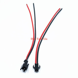 Jack kết nối sm 2.54mm 2p đực cái dây dài 15cm