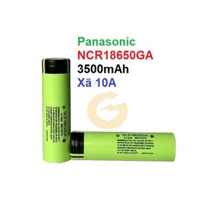 [P02] Pin sạc 18650 Panasonic NCR18650GA Dung lượng 3500mah xã 10A Mẫu mới 2024