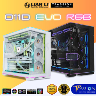 Vỏ case máy tính Lian Li O11 Dynamic EVO RGB Black / White Trắng - Chính hãng, O11D EVO, LED ARGB