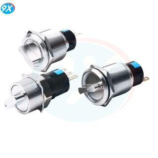 Công Tắc Núm Vặn 16mm/22mm Có Led, Chế Làm Ổ Khóa, Nút Đề