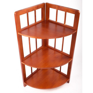 Kệ góc 3 tầng gỗ cao su