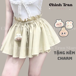 Chân Váy Nữ Dáng Phồng Quần Bí Baby Dây Rút Eo Basic Nhiều Màu (TẶNG KÈM CHARM) - Chinh Trần store