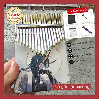 ĐÀN KALIMBA GIÁ RẺ GIÁ GỐC TẬN XƯỞNG TẶNG 25 TAB KALIMBA GỖ TRONG SUỐT PHA LÊ ĐÃ CHỈNH ÂM