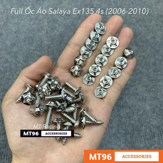 Full Ốc Áo Salaya Cho Exciter 135 4s (2006-2010) Chuẩn Inox304 Có Bảo Hành