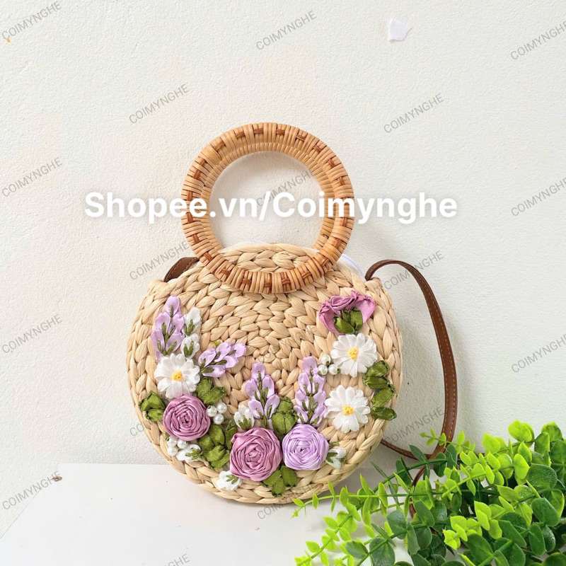 Túi lục bình trống tròn hàng thiết kế