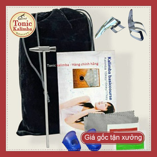 Phụ kiện đàn kalimba tổng hợp Bộ 2 móng gãy đàn kalimba giúp đỡ đau ngón tay TKL34 bằng kim loại điều chỉnh kích thước