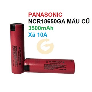 [P02A] Pin 18650 Panasonic NCR18650GA 3500mah xã 10A Có mã QR in chìm trên thân pin mẫu cũ