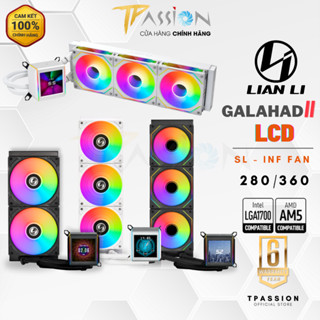 Tản nhiệt nước AIO CPU Lian Li Galahad II LCD 360 / SL - INF 360 LED ARGB Black / White  - Chính hãng, sl 120 infinity
