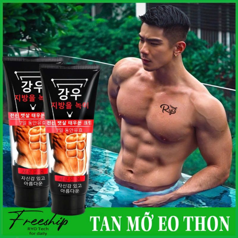 Kem Tan Mỡ Bụng Gangwoo - Gel tan mỡ bụng săn chắc cơ tuýp 230ml a14
