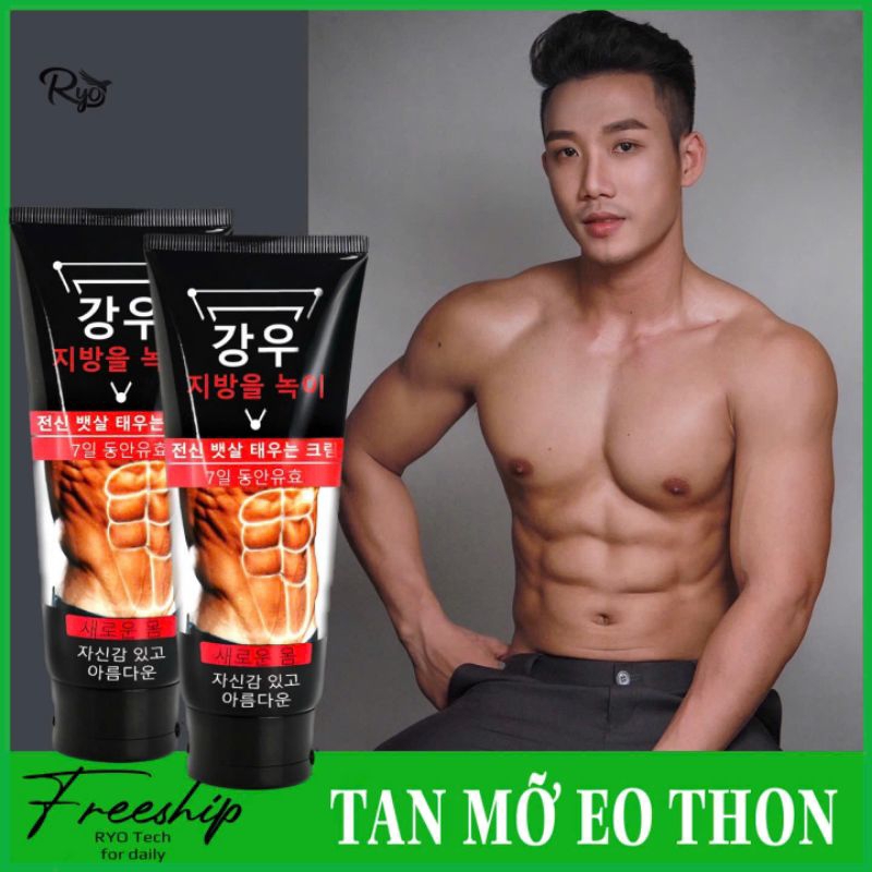 Kem Tan Mỡ Bụng Gangwoo - Gel tan mỡ bụng săn chắc cơ tuýp 230ml a9