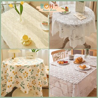 Khăn Trải Bàn Ren Hoa Cho Bàn Chữ Nhật, Bàn Tròn, Bàn Vuông Nhiều Kích Cỡ